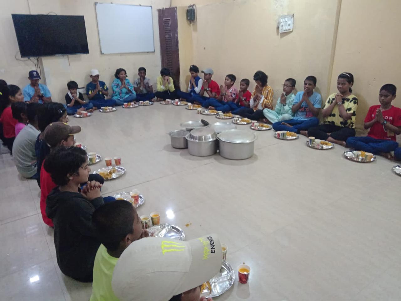 Prayer Before the Meal — Children's Food Drive