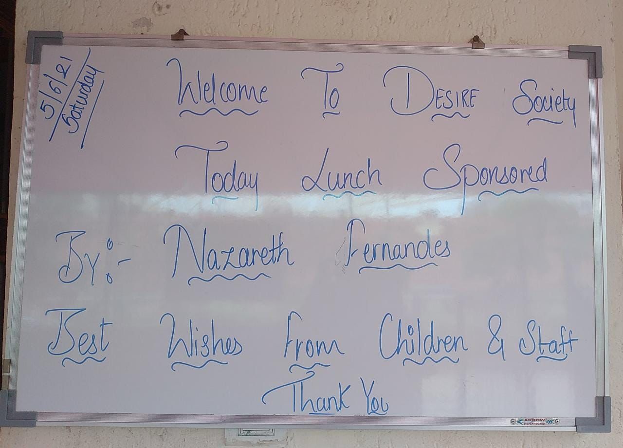 Lunch Sponsored by Nazareth Fernandes — Desire Society