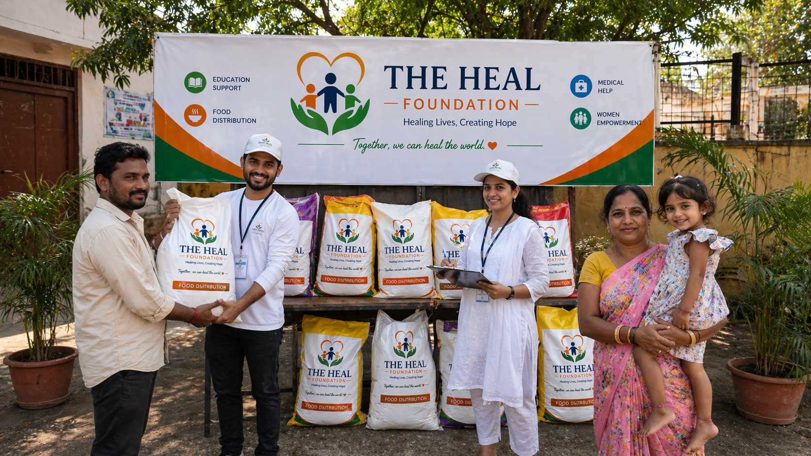 THF Food Distribution Drive — Together We Heal